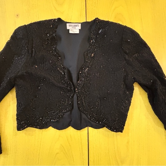 American Vintage Black Sequin Blazer - Picture 1 of 11